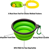 Premium Dog Treat Pouch with Clicker & Collapsible Bowl - Adjustable Reflective Straps for Training Success!