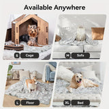 Cozy Footprint Pattern Pet Blanket Set - 3 Soft & Warm Blankets for Dogs & Cats, Perfect Grooming Accessory & Fun Gift!