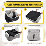  Dog Car Seat for Small Dogs, Fully Detachable and Washable 