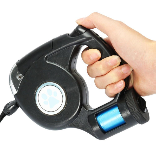 LED Retractable Dog Leash - My Pet Collective LED Retractable Dog Leash