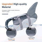 Dog Life Jacket with Rescue Handle - Adjustable Flotation Vest for Small, Medium, and Large Dogs - Ideal for Swimming Pools and Beaches