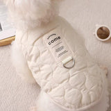 Cozy Winter Dog Coat with Harness Hole - Warm Snow Vest for Cold Weather Adventures