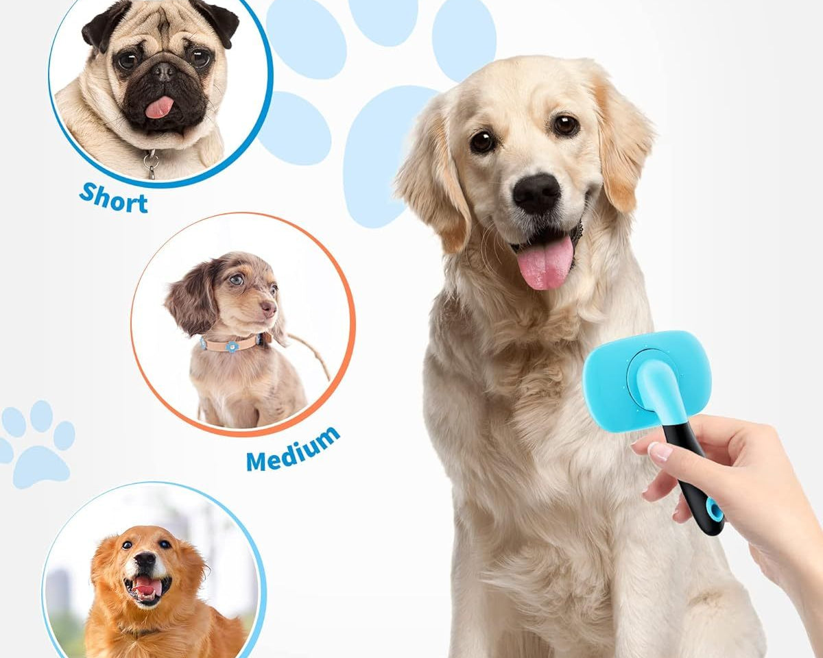 Dog Brush Cat Brush Pet Grooming Brush- Shedding Grooming Tools