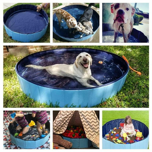 Foldable Pet Swimming Pool - My Pet Collective Foldable Pet Swimming Pool