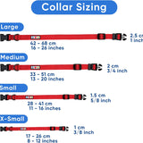 Large Dogs Adjustable Dog Collar Heavy Duty Waterproof Collars 