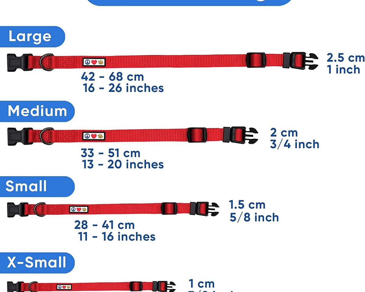 Large Dogs Adjustable Dog Collar Heavy Duty Waterproof Collars 