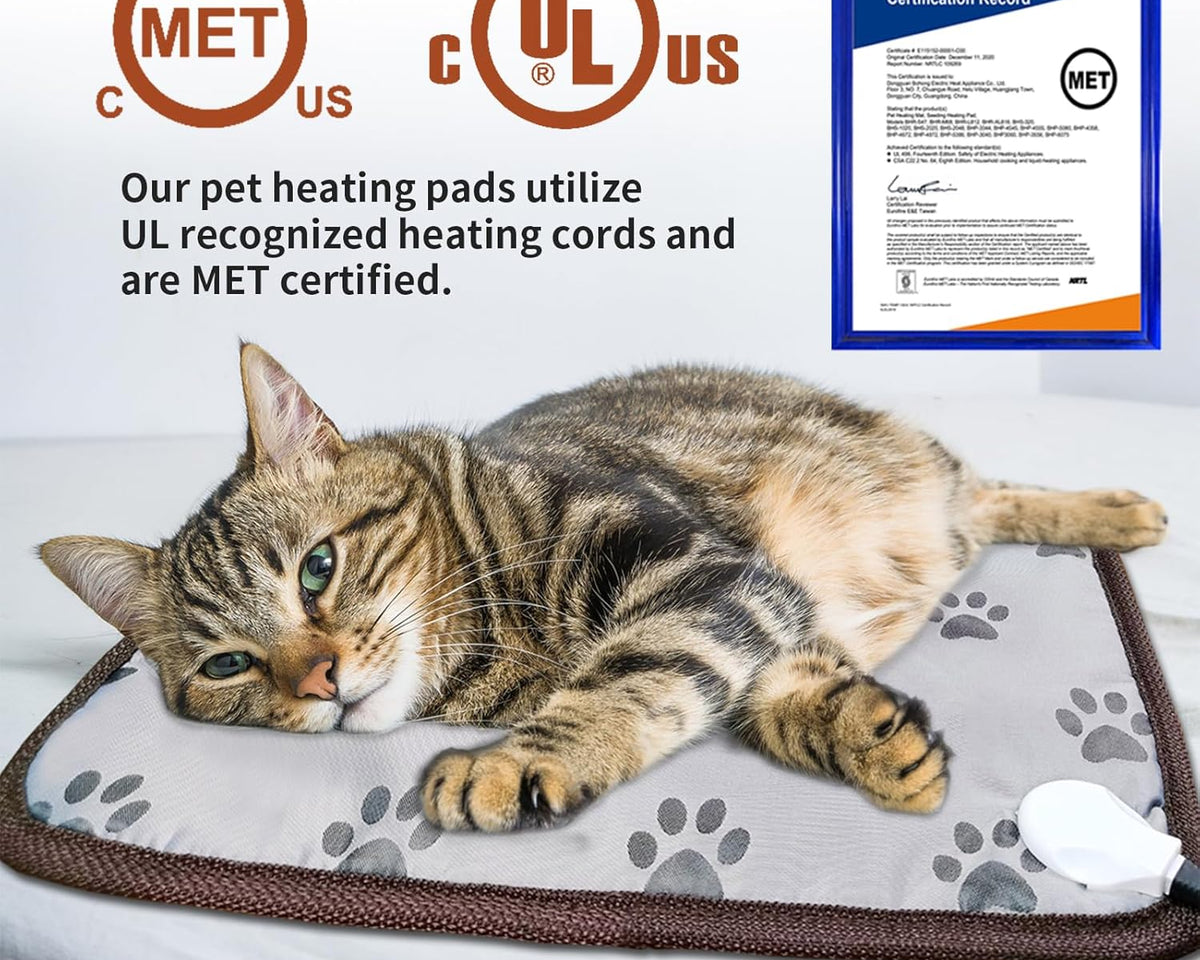 Extra-Large Waterproof Dog Heating Pad - 34"x21" with Smart Thermostat for Ultimate Comfort