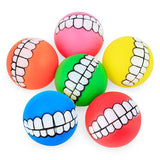 Squeaky Rubber Teeth Pet Toy - My Pet Collective Squeaky Rubber Teeth Pet Toy