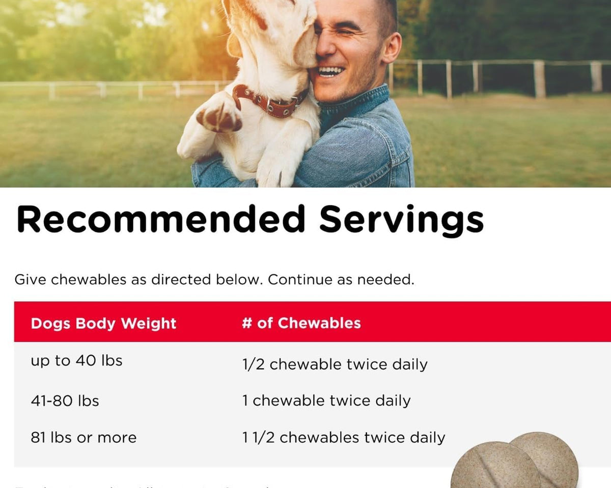 Advanced Strength Hip & Joint Chewable Dog Supplements