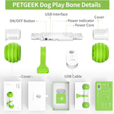 Smart Interactive Automatic Dog Bone Toy - Engaging Electronic Entertainment for Pets with Safe and Durable Design
