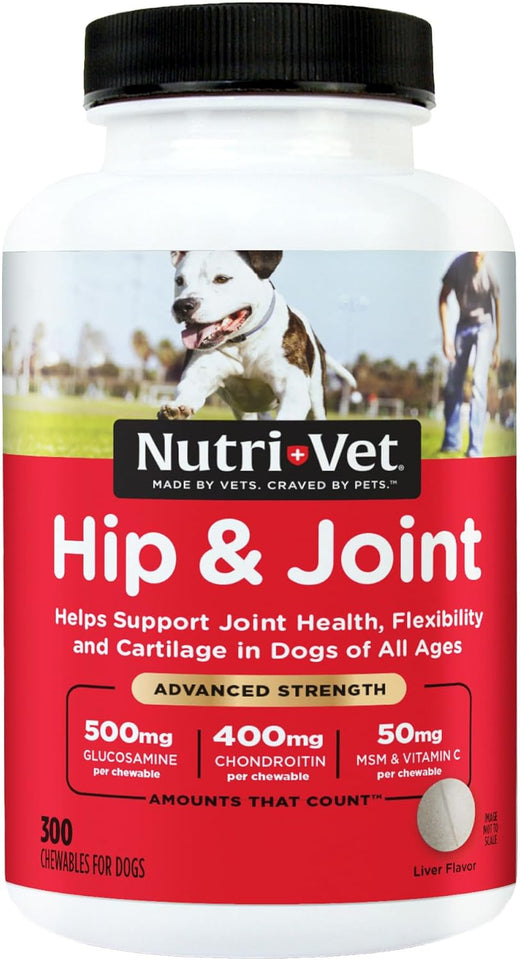 Advanced Strength Hip & Joint Chewable Dog Supplements