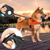 LED Retractable Dog Leash - My Pet Collective LED Retractable Dog Leash