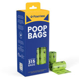 Pawview Hands-Free Retractable Dog Poop Bag Dispenser with Flashlight & Hook,