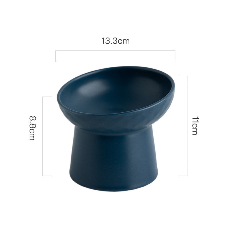 Fashion Oblique Cat Bowl Pet Bowl