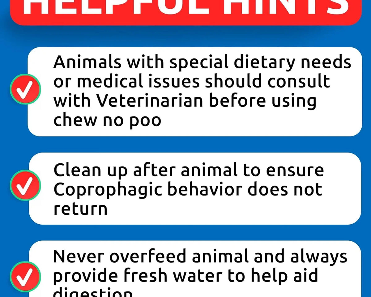 No Poo Treats - Effective Coprophagia Solution for Dogs - Probiotics & Enzymes for Digestive Health & Fresh Breath - Made in USA - 180 Chews