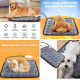 CozyPet Electric Heating Pad for Cats & Dogs - Dual Temperature Control, 17.7