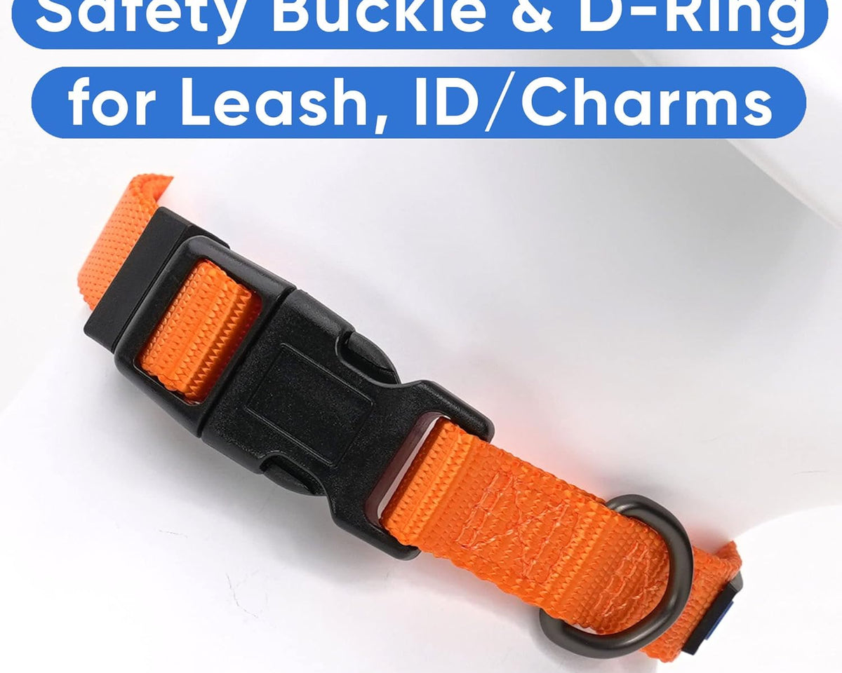 Large Dogs Adjustable Dog Collar Heavy Duty Waterproof Collars 
