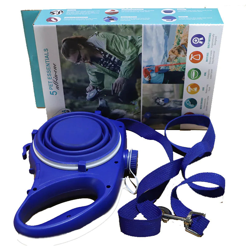 Pet Supplies With Water Bottle, Cup, Pet Rope - My Pet Collective Pet Supplies With Water Bottle, Cup, Pet Rope