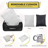  Dog Car Seat for Small Dogs, Fully Detachable and Washable 