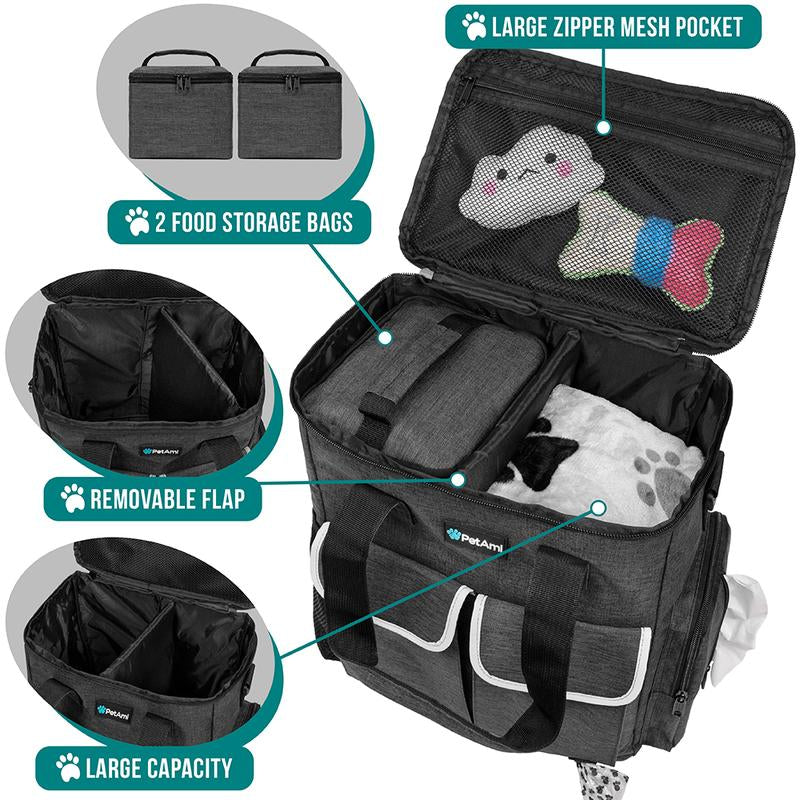 Petami Dog Travel Bag Pet Supplies Accessories Organizer