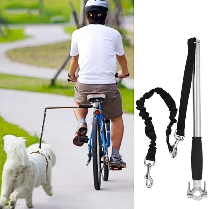Bicycle Dog Leash for Walking and Jogging - My Pet Collective Bicycle Dog Leash for Walking and Jogging