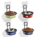  Red+Green+Grey+Blue Stainless Steel Bowls