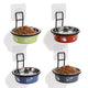  Red+Green+Grey+Blue Stainless Steel Bowls