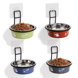 WallFeast™ Elevated Cat Bowl Set - My Pet Collective WallFeast™ Elevated Cat Bowl Set
